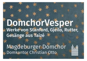 Plakat DomchorVesper | Foto: Otto